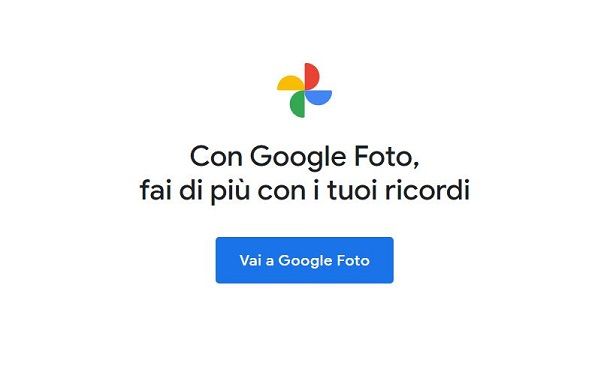 Accedere a Google Foto