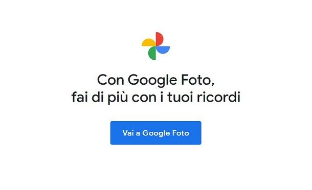 Accedere a Google Foto