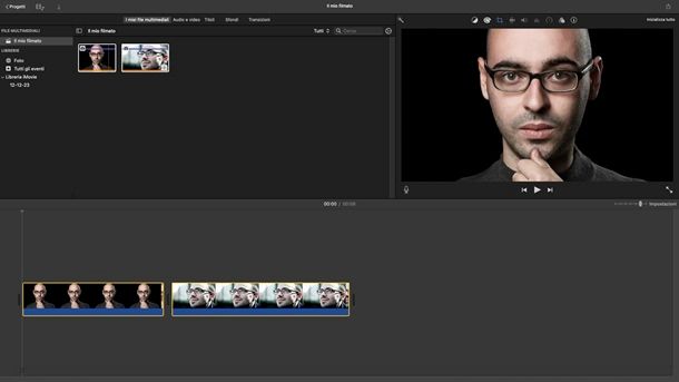iMovie Come creare un filmato macOS