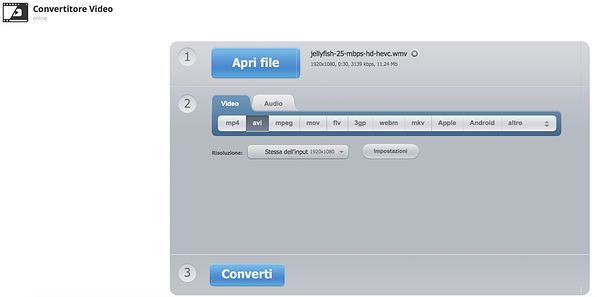 Convertitore Video 123Apps