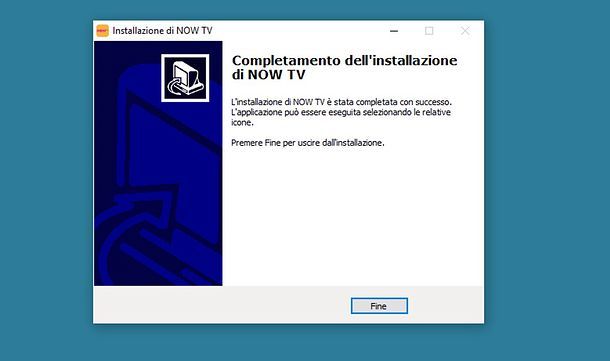 Installazione NOW Player su Windows