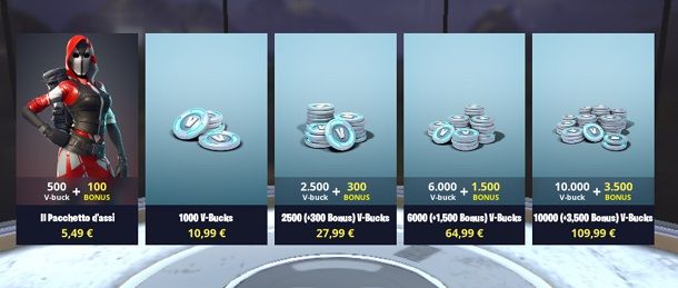 l unica alternativa per ottenere v bucks senza giocare a fortnite e quella di acquistare questa moneta virtuale e possibile farlo semplicemente effettuando - balli fortnite da 500 v bucks