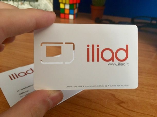 SIM iliad