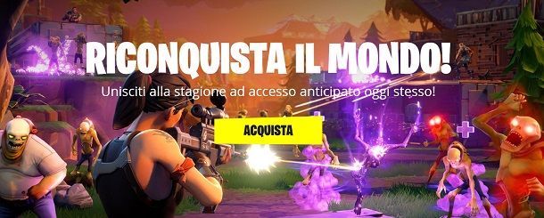 Giocare a Fortnite Salva il mondo