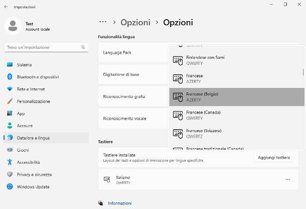 Come cambiare i tasti della tastiera: Windows 11