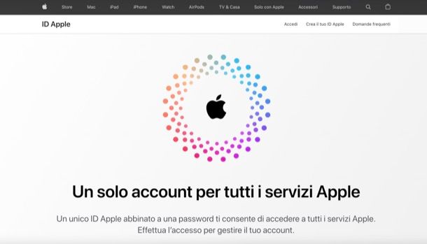 Sito ID Apple