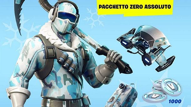 Pacchetto Zero Assoluto Fortnite 1000 V-Buck