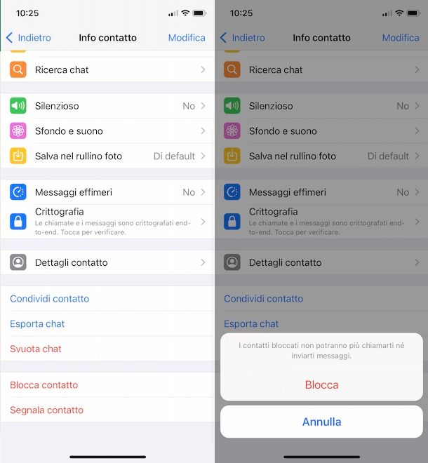 Come nascondere WhatsApp ai contatti