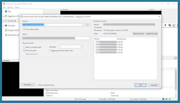 Come scaricare serie TV con uTorrent