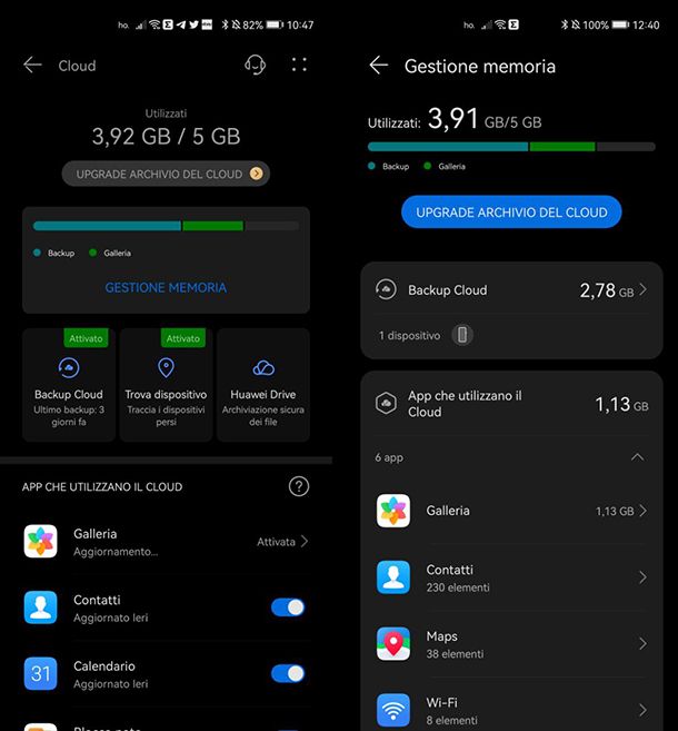 Fare backup Android per cambio telefono