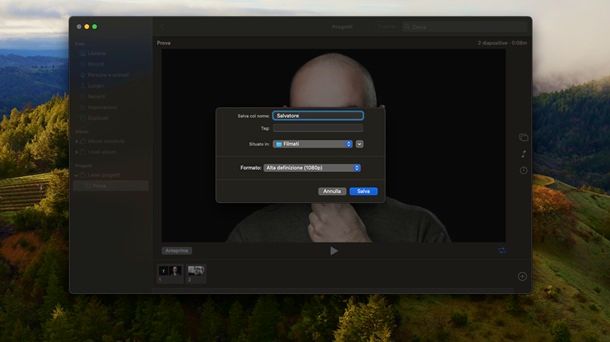 Come creare filmati Foto macOS