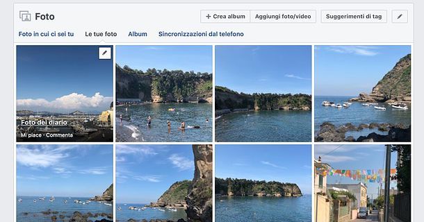 Come spostare foto da un album all’altro su Facebook