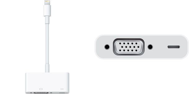 Cavi per proiettare da iPad a TV