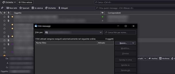 Come bloccare indirizzi email su Gmail da Thunderbird