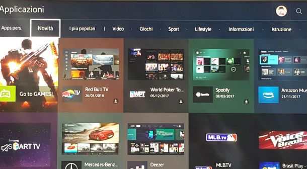 Come installare app su Smart TV Samsung