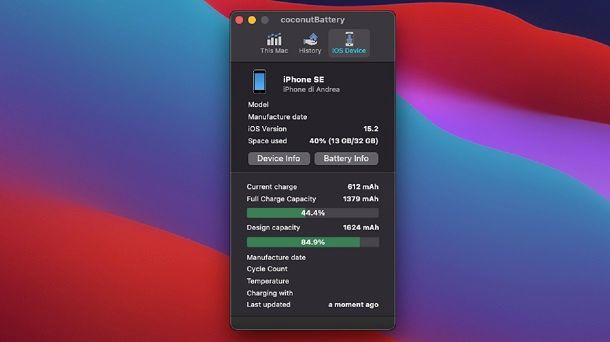 Come capire se la batteria dell'iPhone è da cambiare tramite macOS