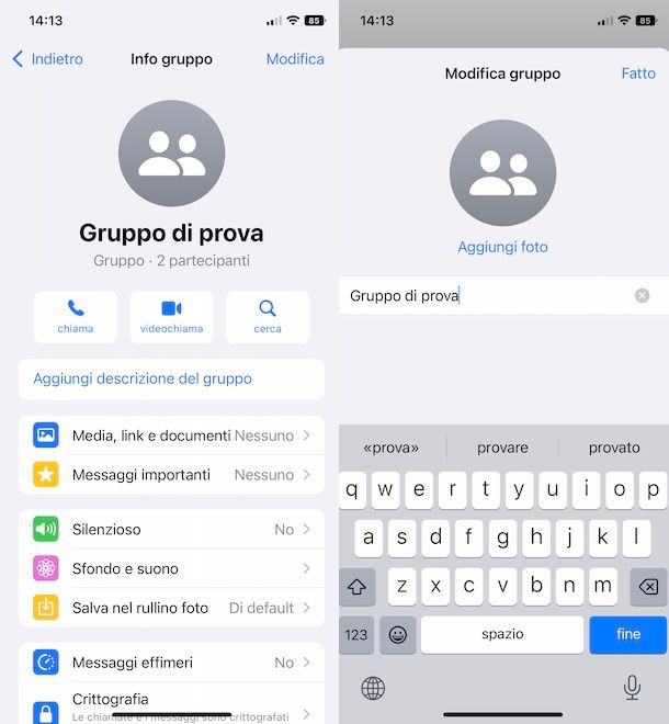 Gruppo WhatsApp