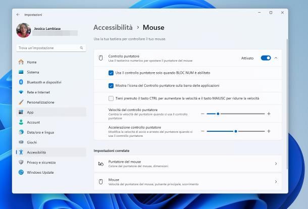 Come fare il tasto destro del mouse con la tastiera: Windows