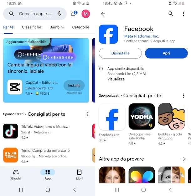 Facebook Android