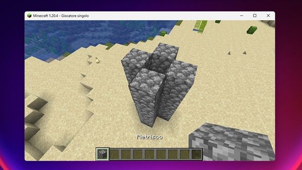 Pile Pietrisco Minecraft