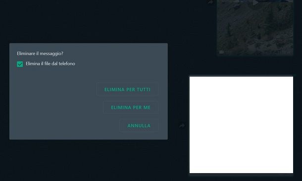 Come eliminare foto su WhatsApp per tutti