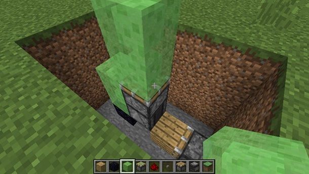 Blocchi di slime alto Minecraft