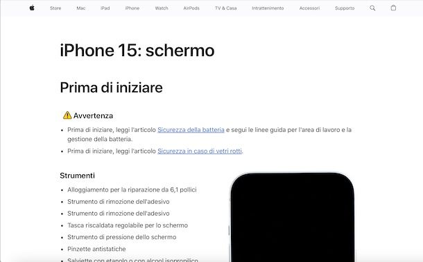 Riparazione self-service