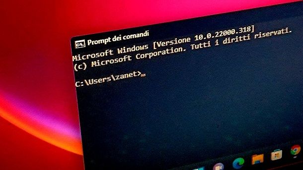 Prompt dei comandi Windows 11