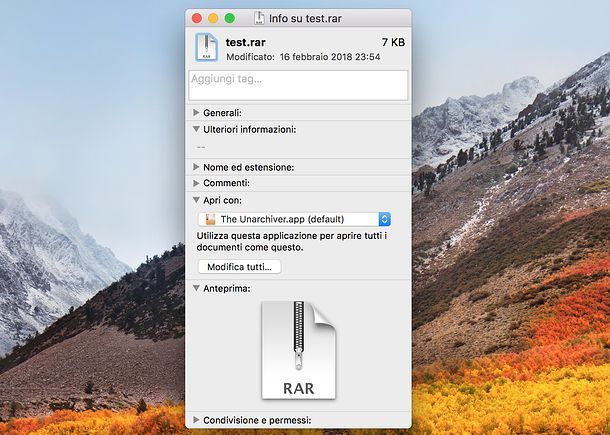 Come aprire file RAR con Mac