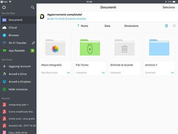 Documents di Readdle