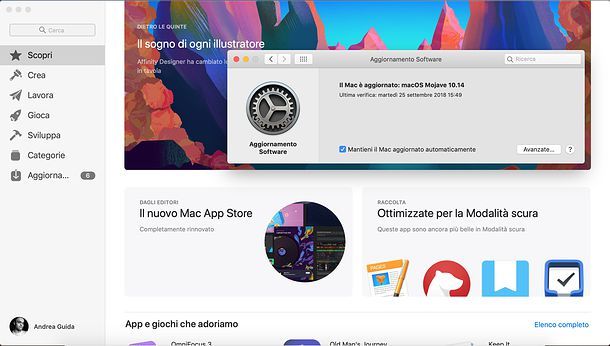 MAS macOS Mojave