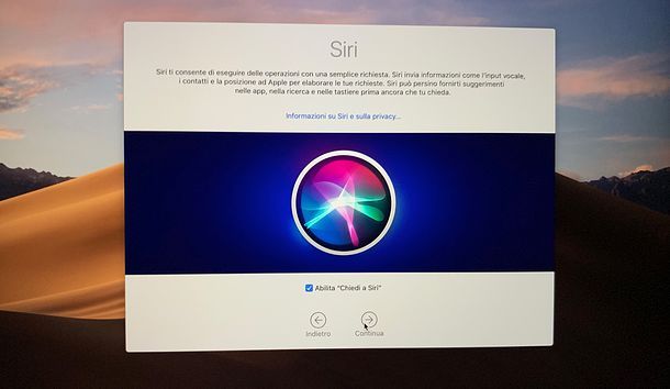 Installazione macOS Mojave