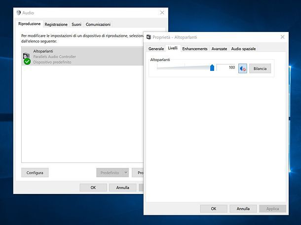 Volume di sistema su Windows