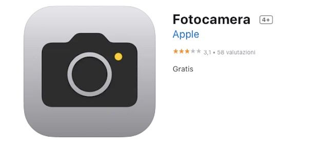 Recuperare icona Fotocamera iPhone