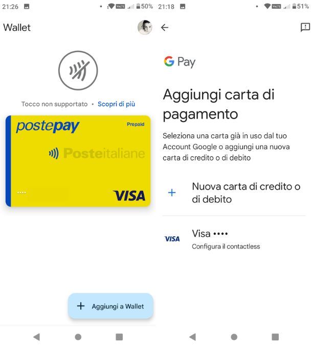 Usare Google Pay smartphone Android