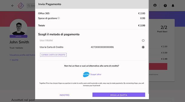 Pagamento Together Price
