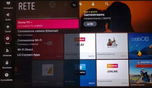 Come installare app su Smart TV LG