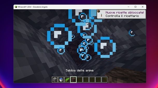 Sabbia delle anime Minecraft