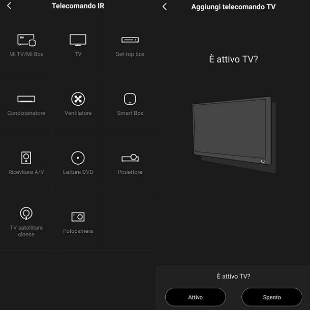 Mi remote controller Xiaomi Come accendere TV senza telecomando
