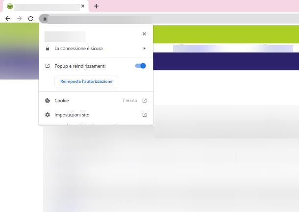 Come sbloccare popup Chrome