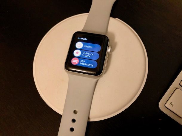 Come spegnere Apple Watch