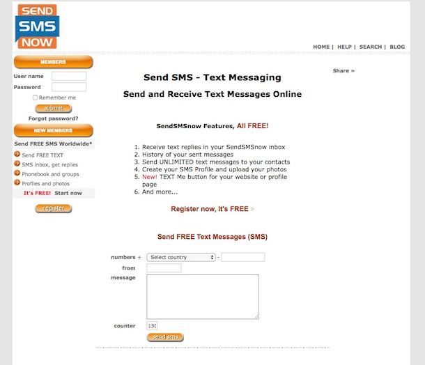 Come capire se gli SMS sono stati bloccati