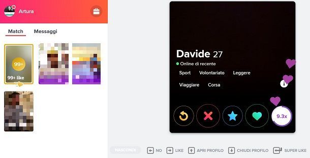 Chattare su Tinder da computer