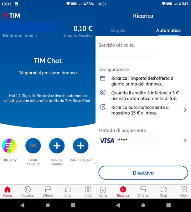 MyTIM App per Android