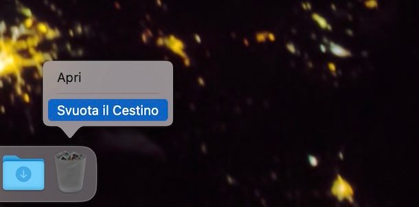 Cestino macOS