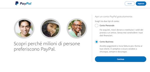 Cómo obtener PayPal Business