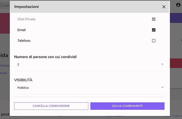 Gestione gruppo Together Price