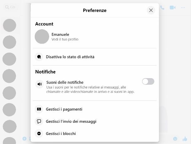 Messenger applicazione Web