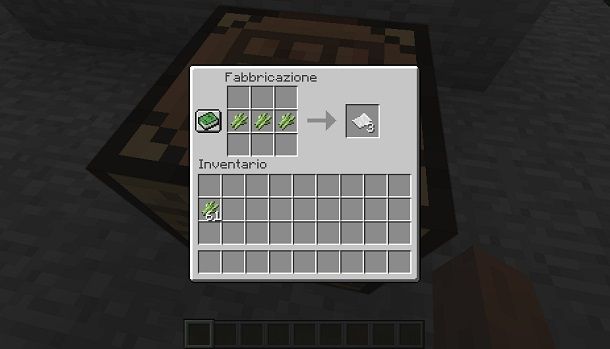 Come fare la carta su Minecraft