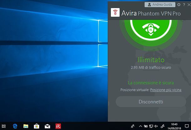 Avira Phantom VPN